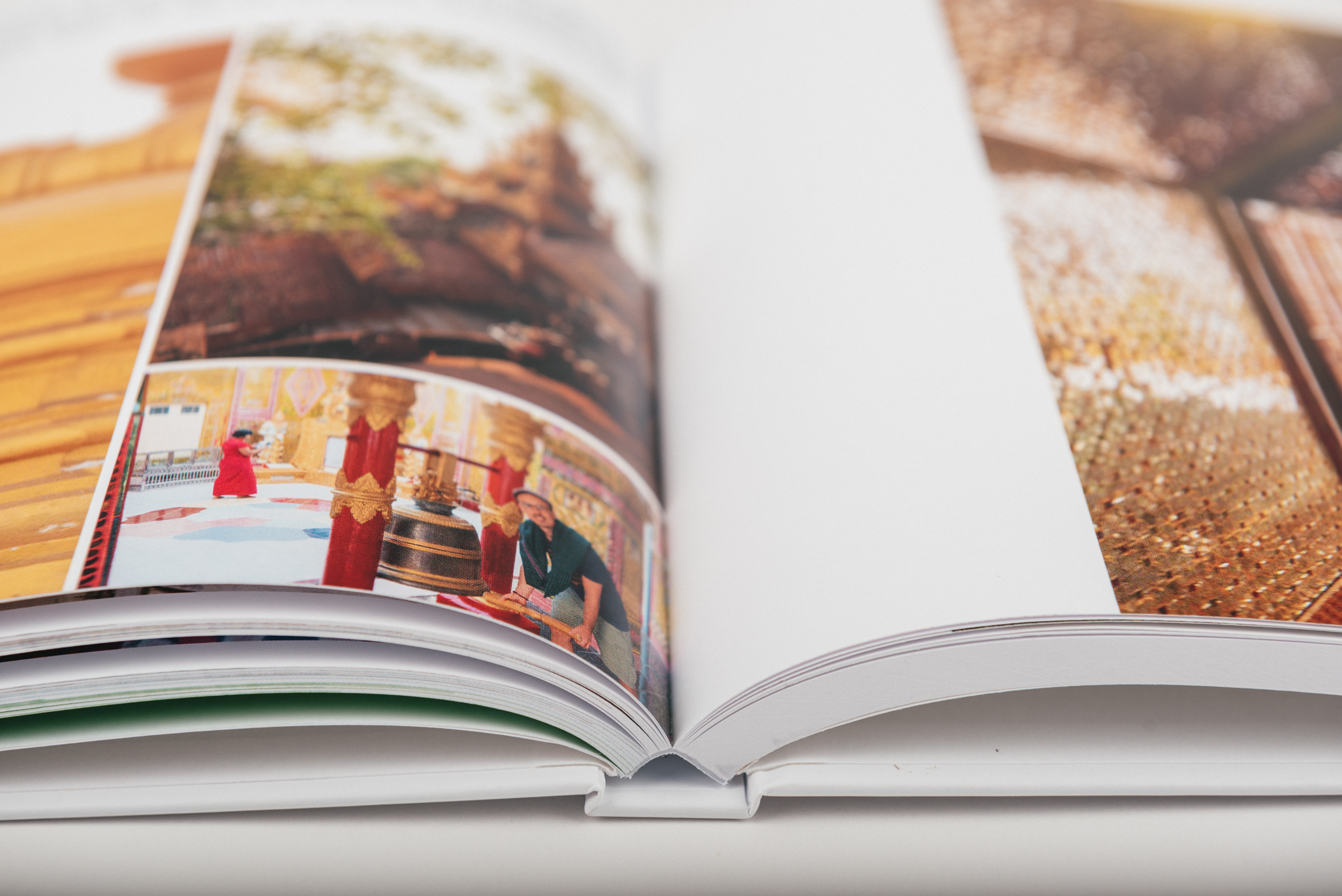 Livre photo Journi — double page